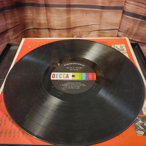 Vintage Vinyl Record " Jack Greene - You are My Treasure " Stereo [DL-74979] - Picture 3 of 4